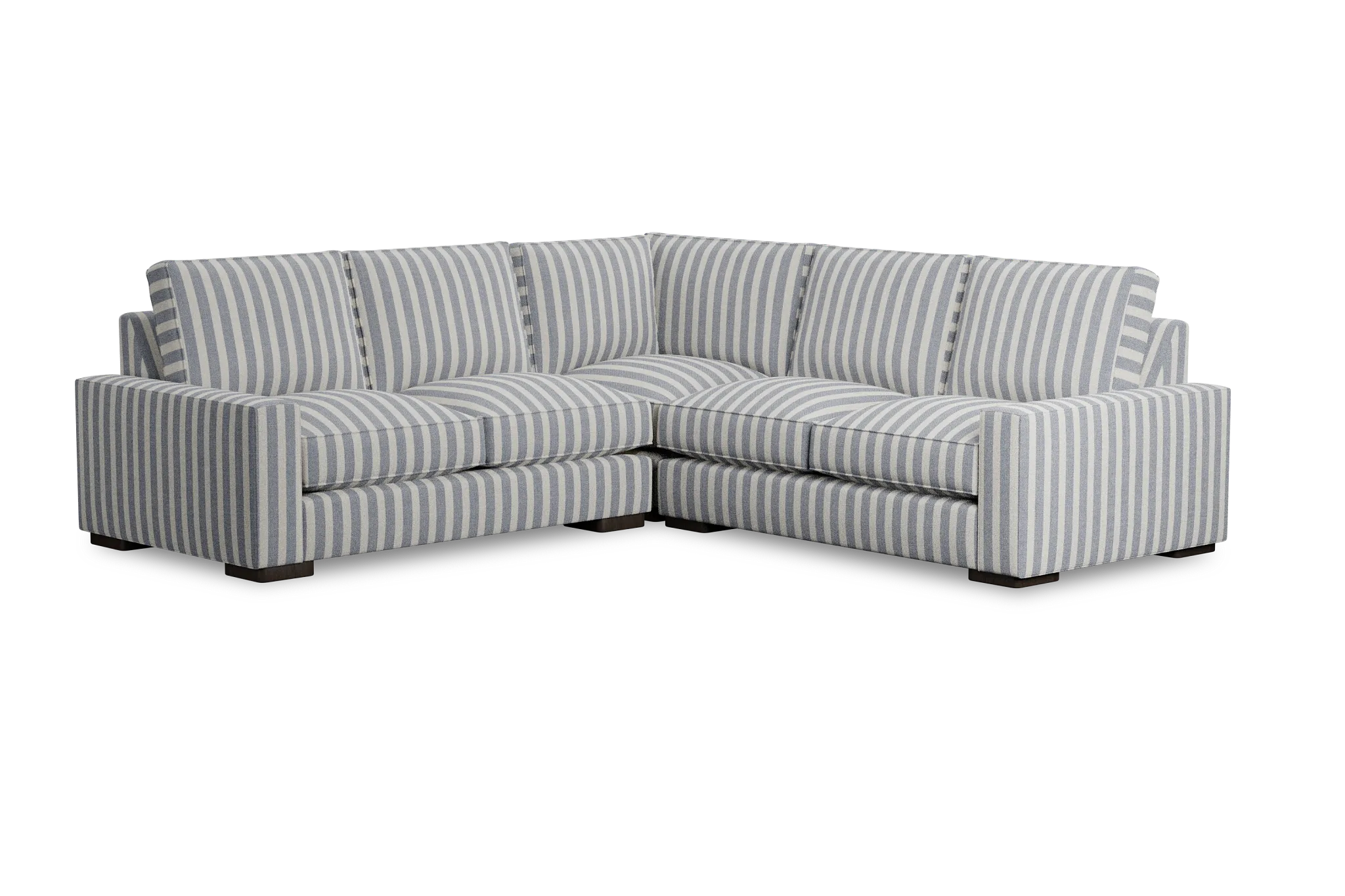 Edgewater Sea Lane Dark Blue Small Two-arm Sectional