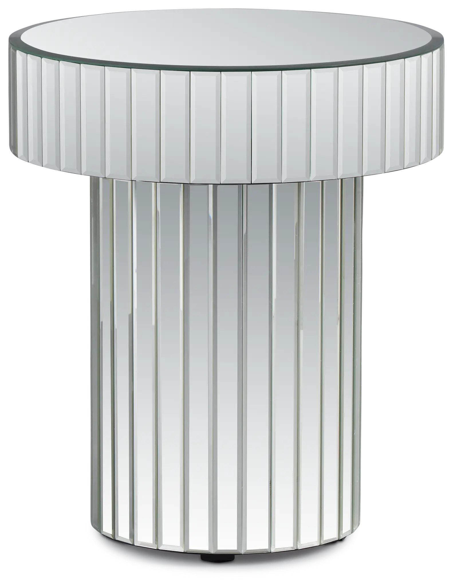 Katrin Glass Round End Table Katrin Glass Round End Table