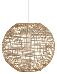 Rattan Small Round Pendant