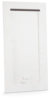 Bal Harbour White Floor Mirror