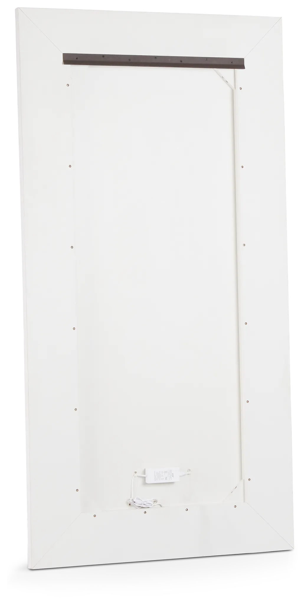 Bal Harbour White Floor Mirror