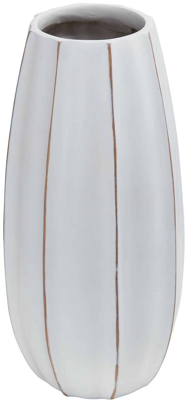 Daphne White Vase