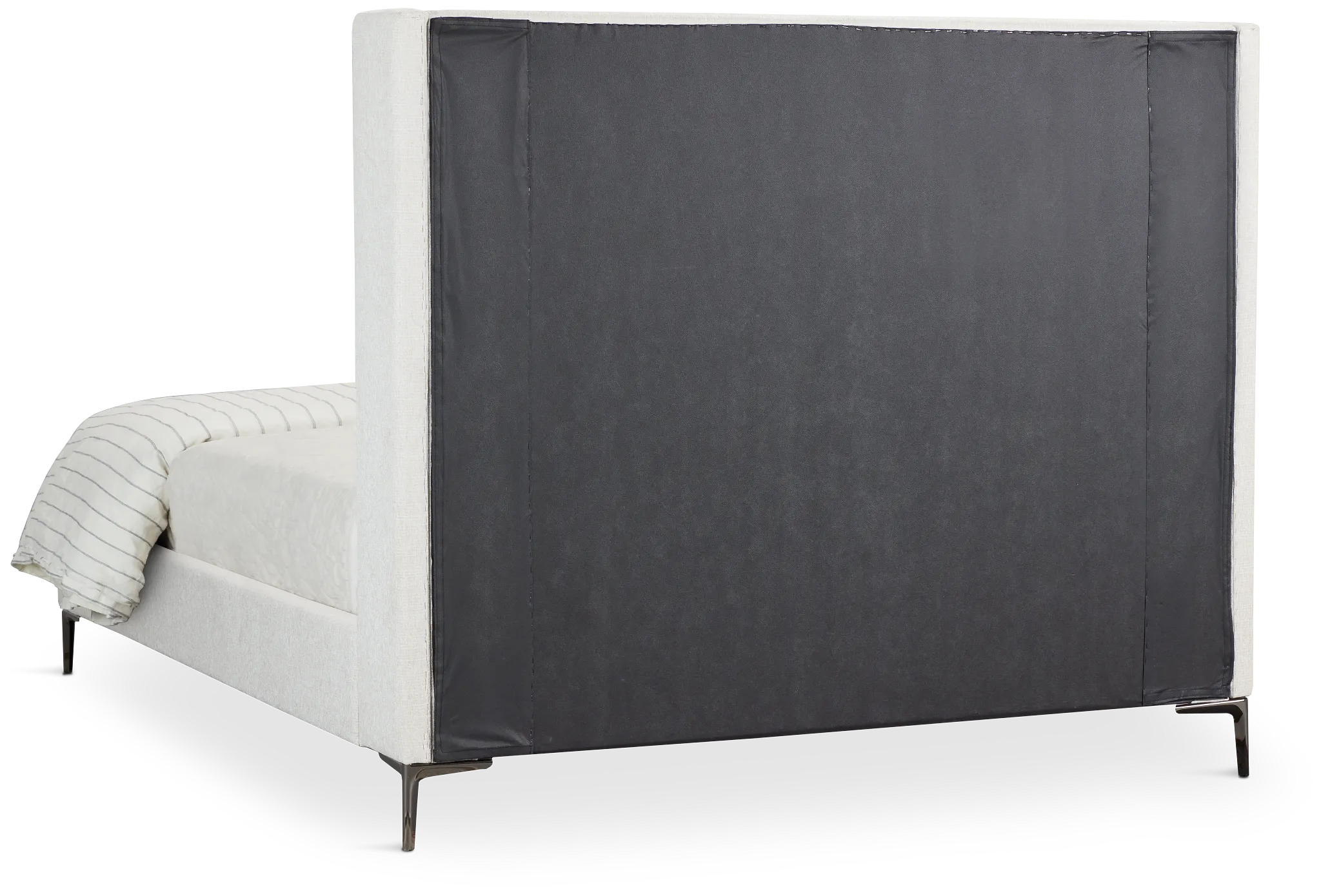 Kent Light Beige Uph Panel Bed