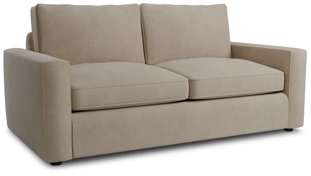 Siesta Peyton Beige Fabric Memory Foam Sleeper