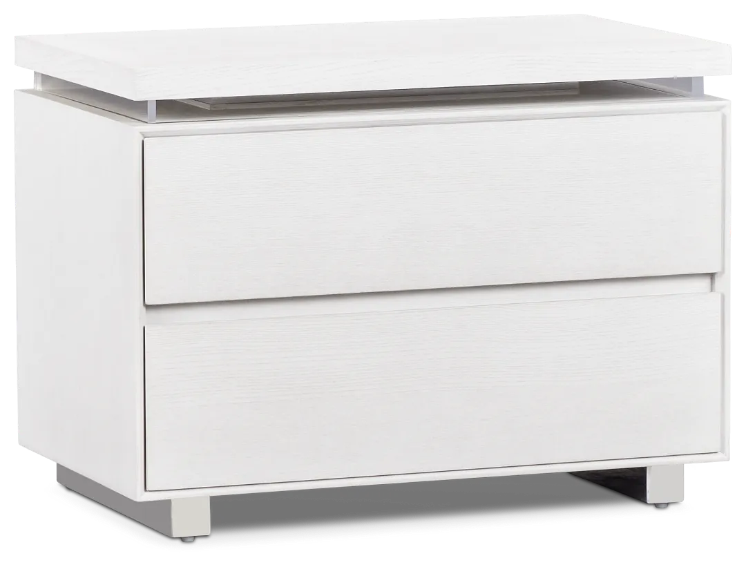 Bal Harbour White Nightstand