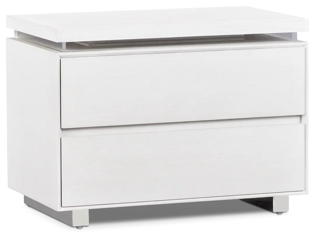 Bal Harbour White Nightstand Bal Harbour White Nightstand
