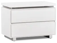 Bal Harbour White Nightstand