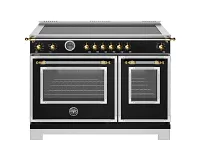 Bertazzoni Heritage Series Black 48" Induction Range