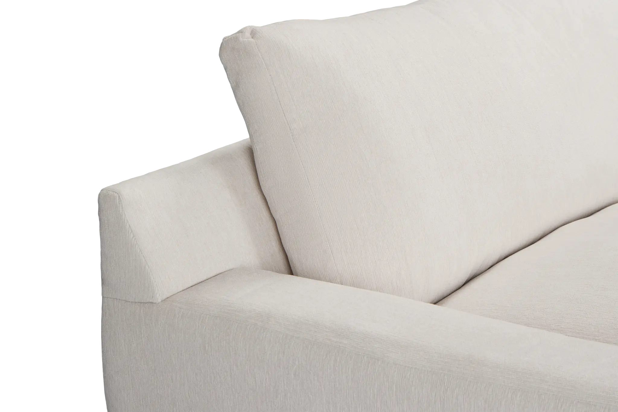 Stella Ivory Fabric Double Chaise Sectional Stella Ivory Fabric Double Chaise Sectional
