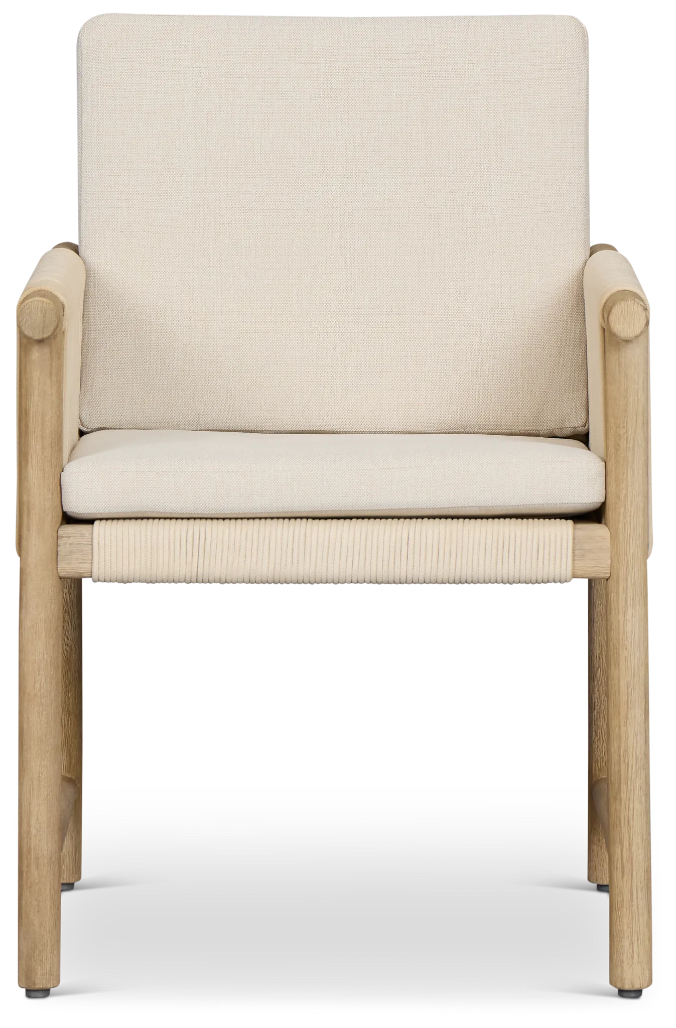 Azure Light Tone Cushioned Arm Chair