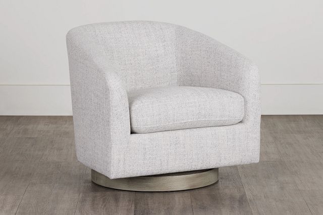 Paloma Gray Fabric Accent Chair