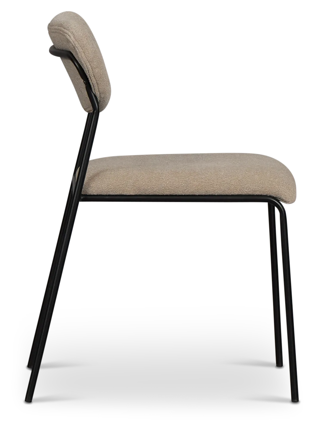Lynden Gray Metal Upholstered Side Chair