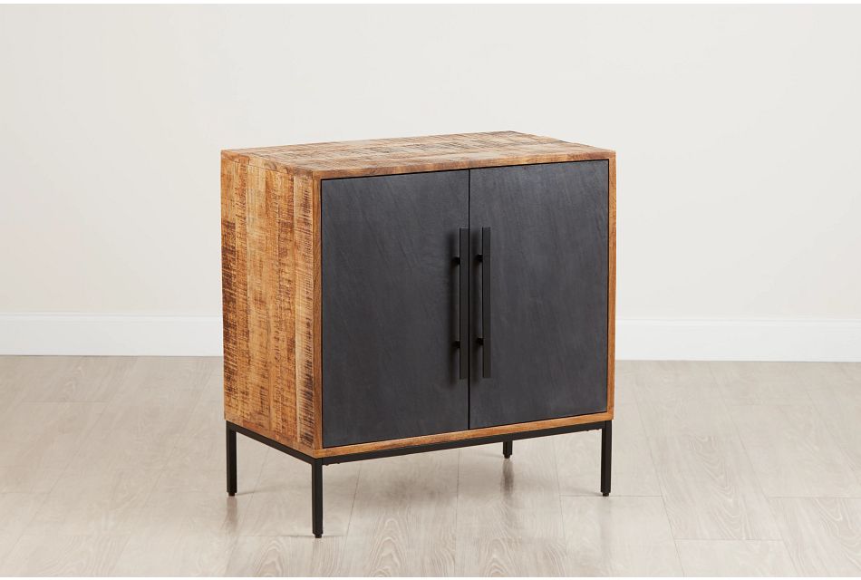 Zane Black Slate Two Door Cabinet Home Accents Accent Pieces City Furniture Zane Black Slate Two Door Cabinet, Two Door Cabinet