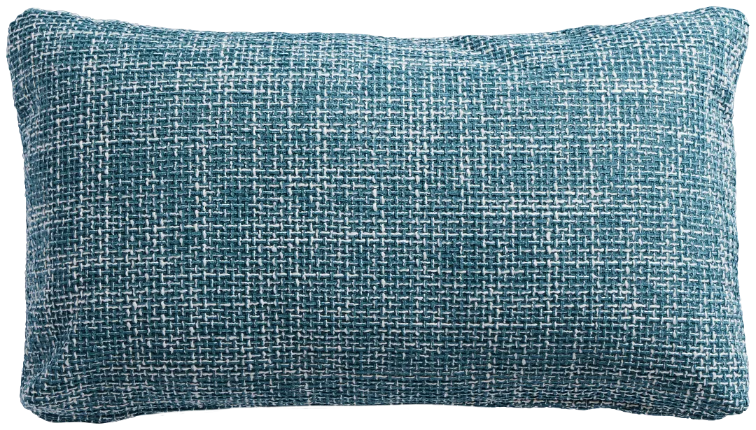 Sutt Teal Lumbar Accent Pillow