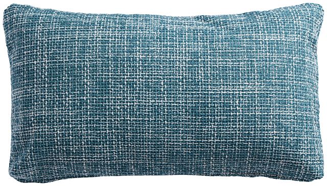 Sutton Teal Lumbar Accent Pillow