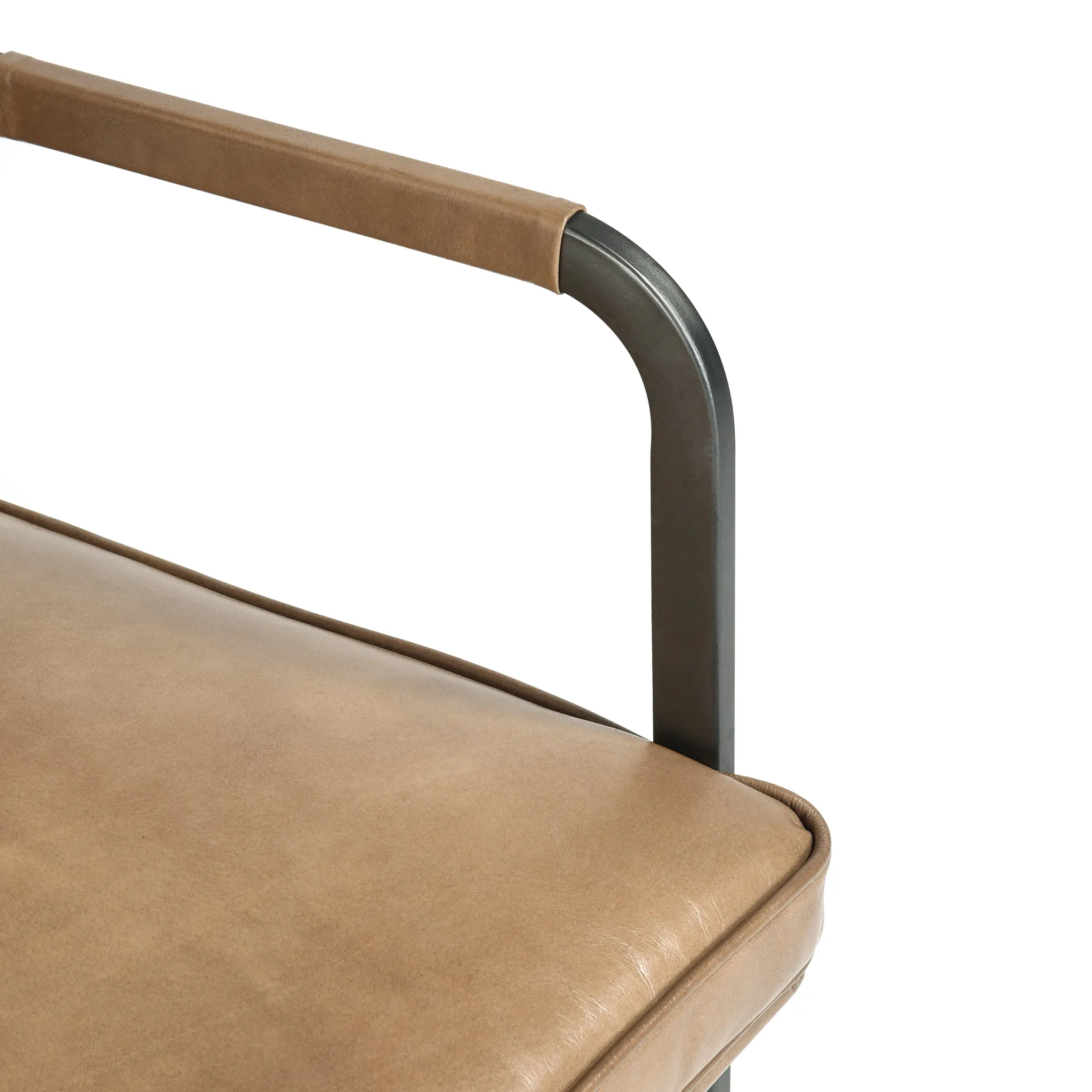 Mando Beige Upholstered Arm Chair