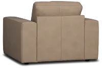 Kellan Taupe Leather Chair