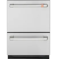 Cafe 420 Series Stainless Steel 2-drawer Built In Dishwasher