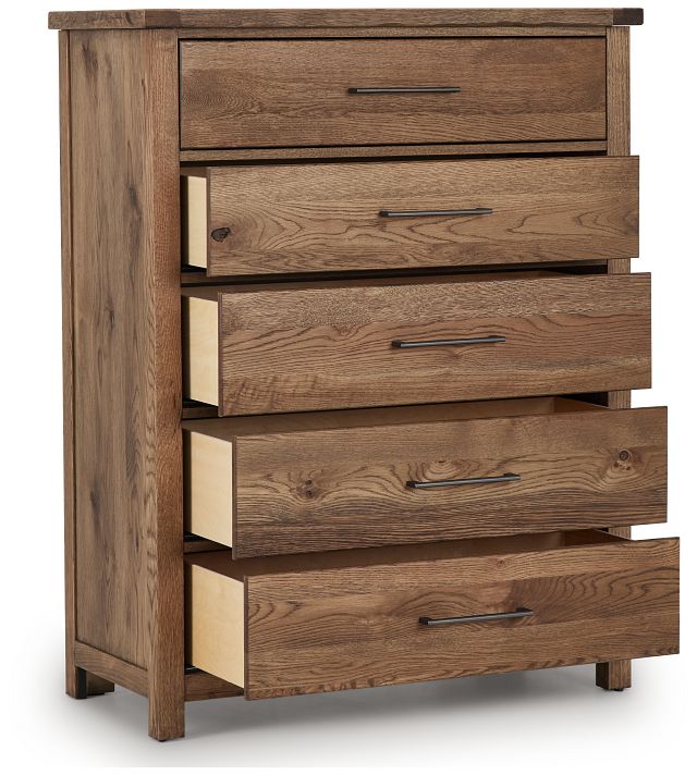 Salt Lake Mid Tone 5-drawer Chest