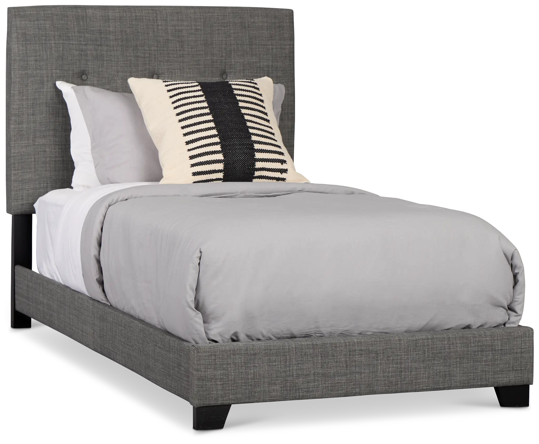 Flagler Gray Uph Panel Bed Flagler Gray Uph Panel Bed