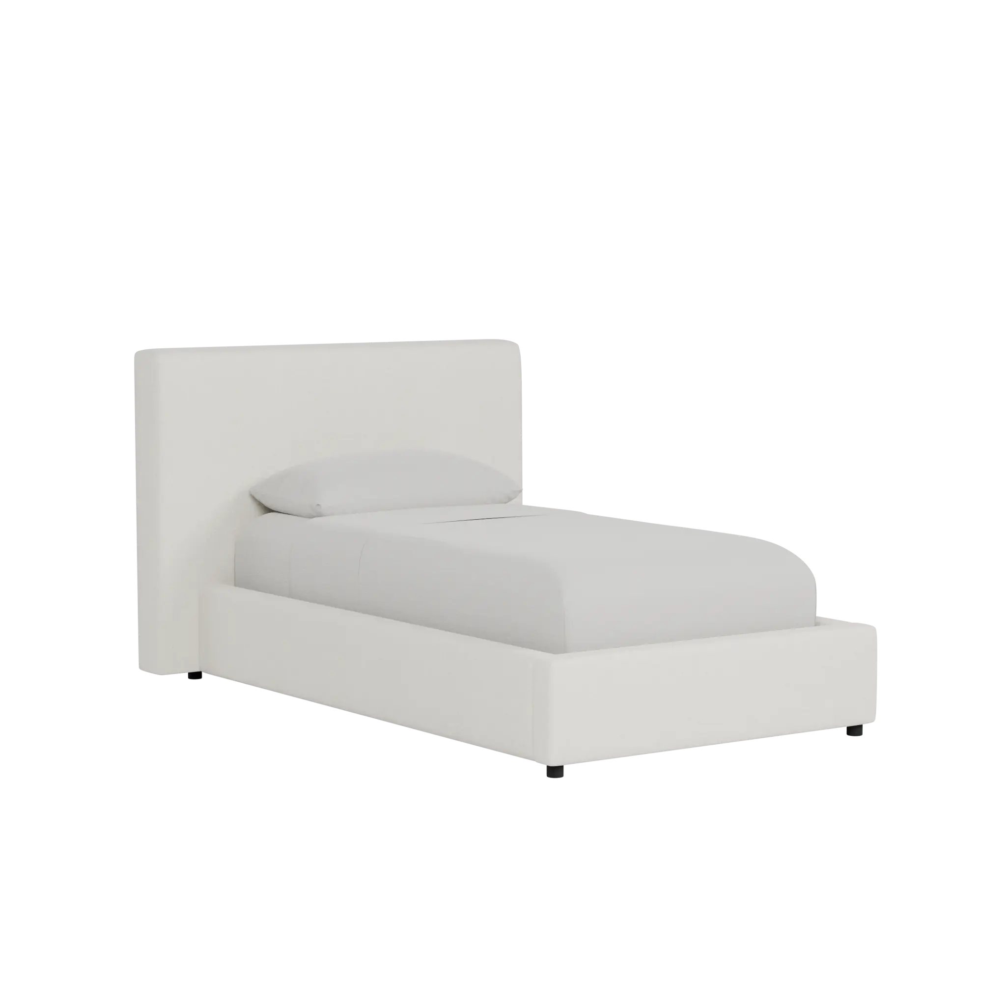 Grayton Elite Ivory 44" Upholstered Platform Bed Grayton Elite Ivory 44" Upholstered Platform Bed