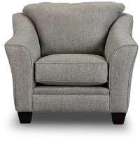 Avery Dark Gray Fabric Chair