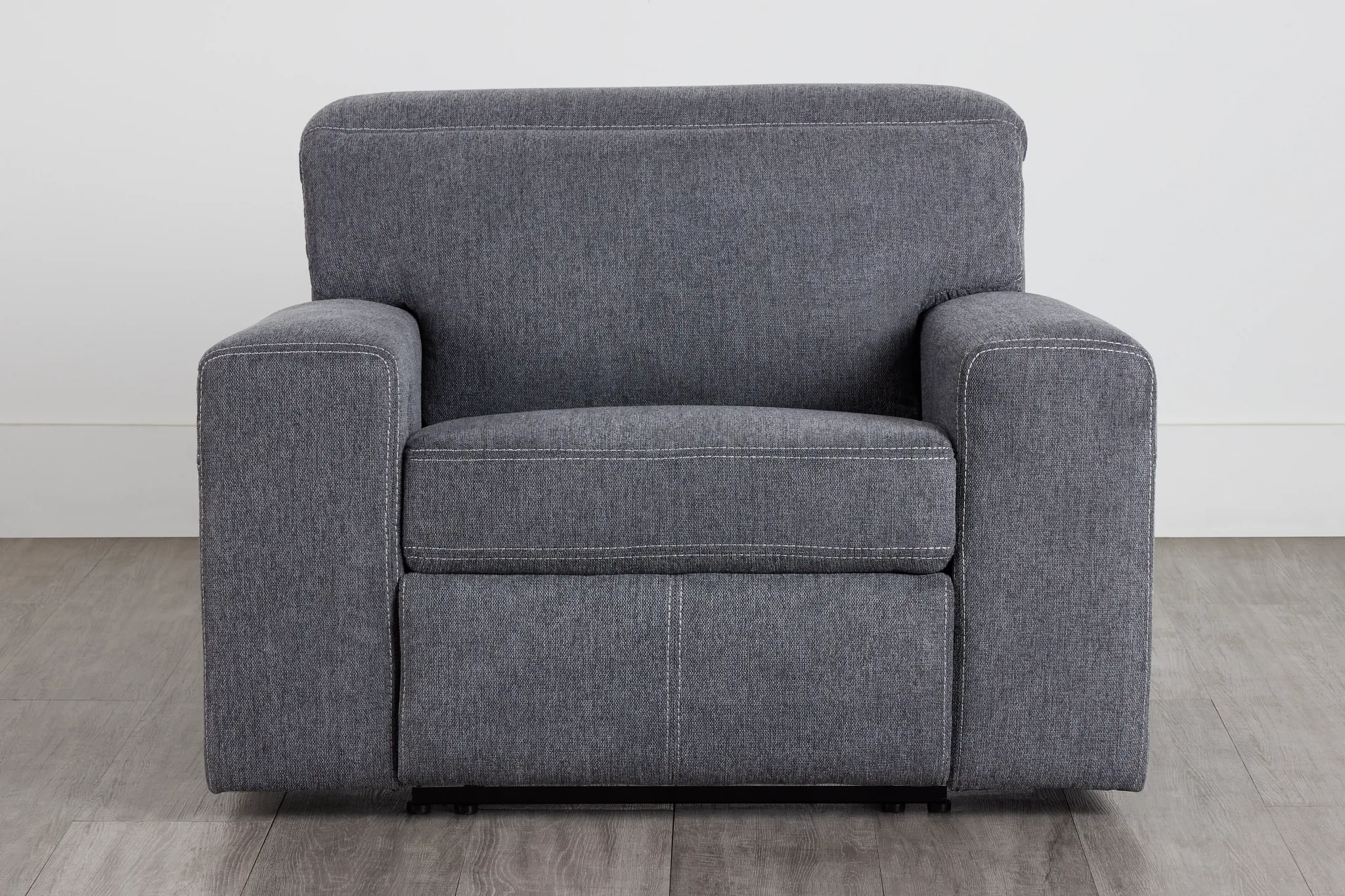 Callum Dark Gray Fabric Recliner