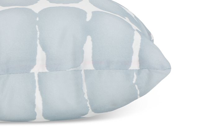 Shiba Dot Light Blue 20" Indoor/outdoor Accent Pillow