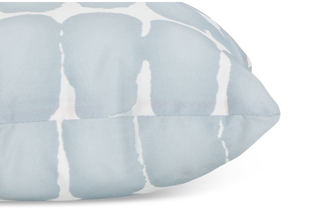 Shiba Dot Light Blue 20" Indoor/outdoor Accent Pillow