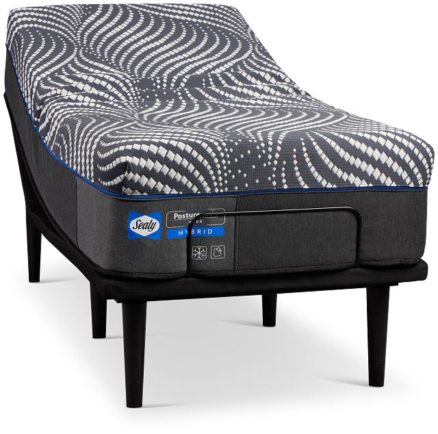 Sealy Posturepedic Plus High Point 14" Soft Ease Adjustable Mattress Set