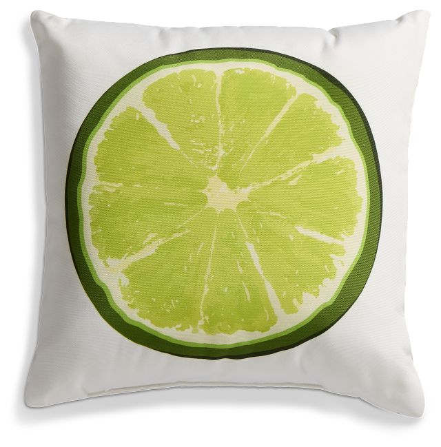 Lime Green 15" Accent Pillow