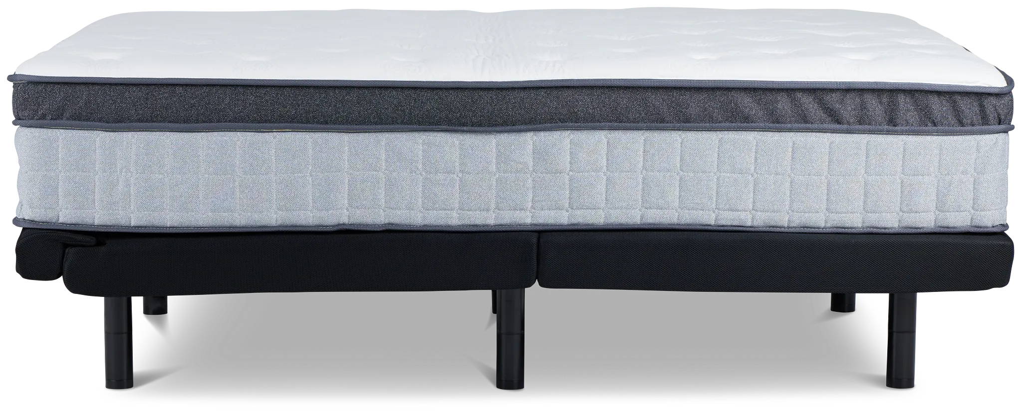 Rest & Renew By Zinus Pocket Innerspring 14" Plus Adjustable Mattress Set