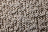 Elara White Fabric Accent Chair