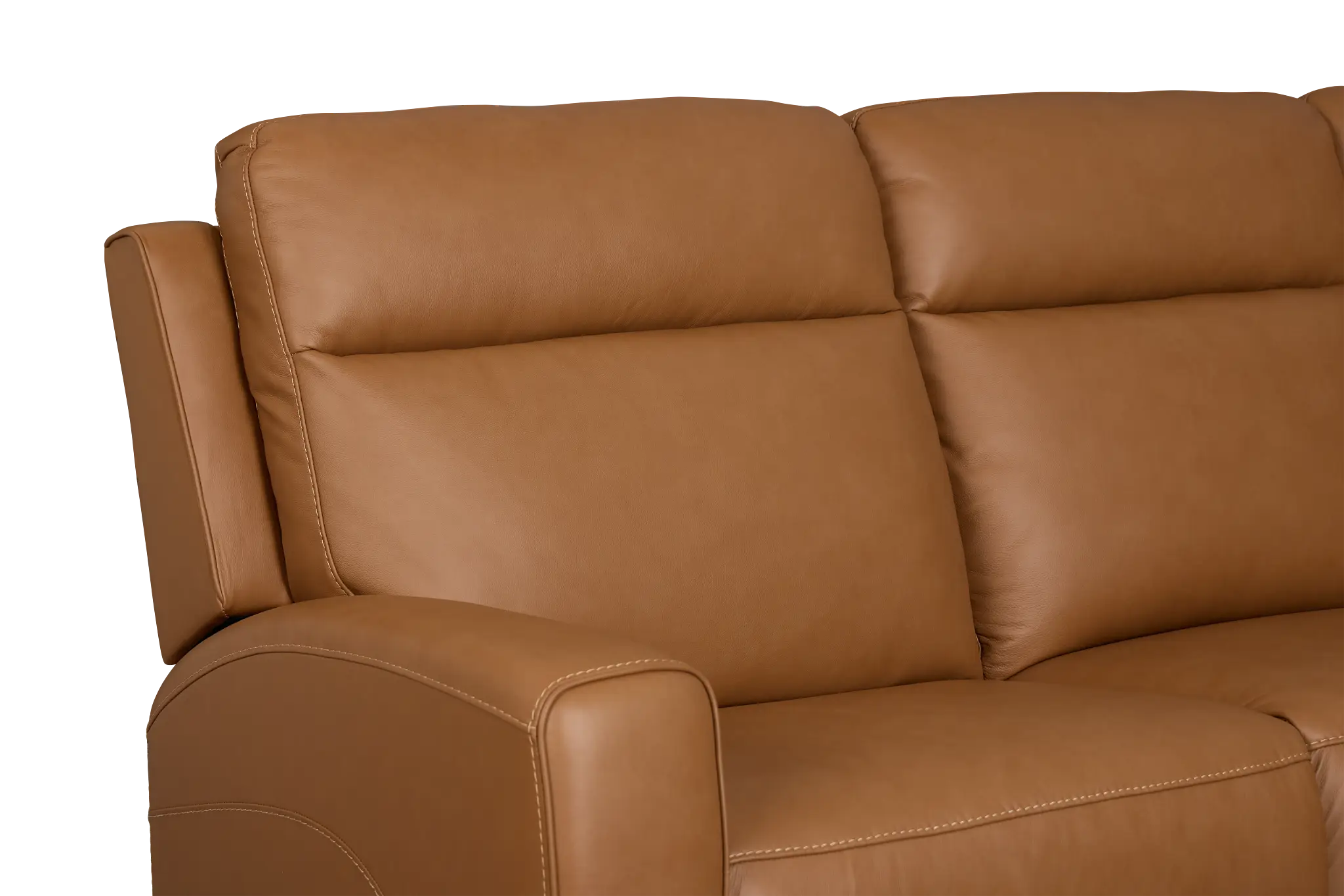 Flexsteel Belmont Medium Brown Lthr/vinyl Medium Dual Power 2-arm Reclining Sectional Flexsteel Belmont Medium Brown Lthr/vinyl Medium Dual Power 2-arm Reclining Sectional