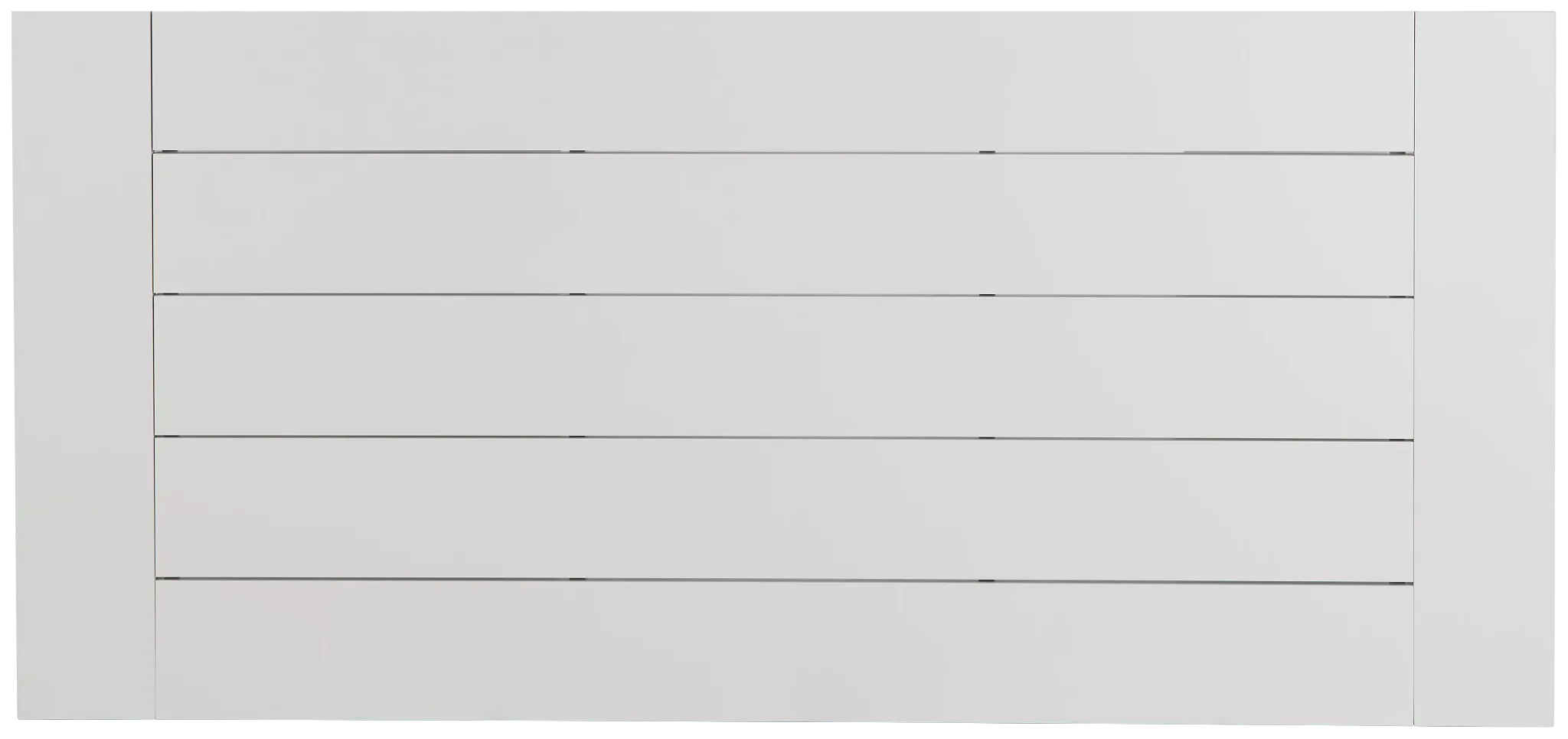 Linear White 87" Rectangular Table