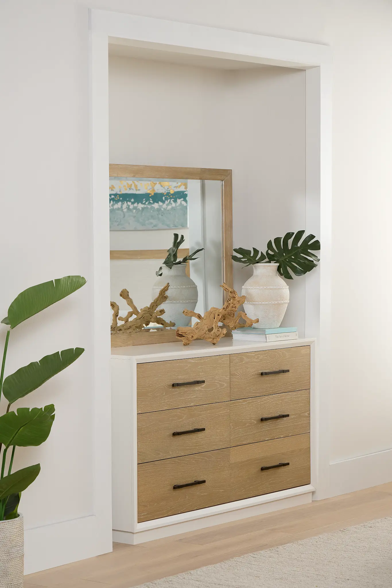 Boca Grande Two-tone Dresser & Mirror Boca Grande Two-tone Dresser & Mirror