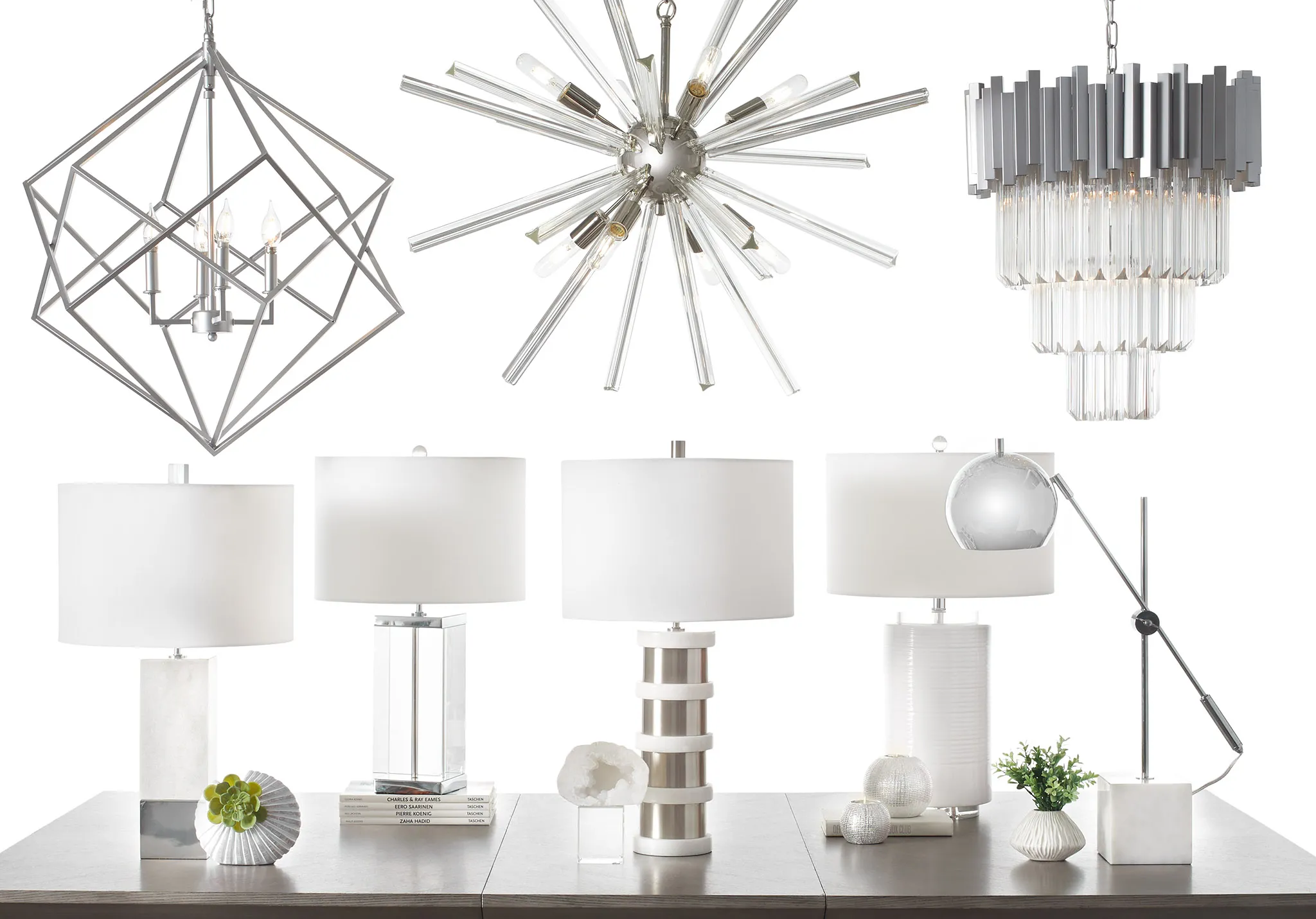 Kai Silver Desk Lamp