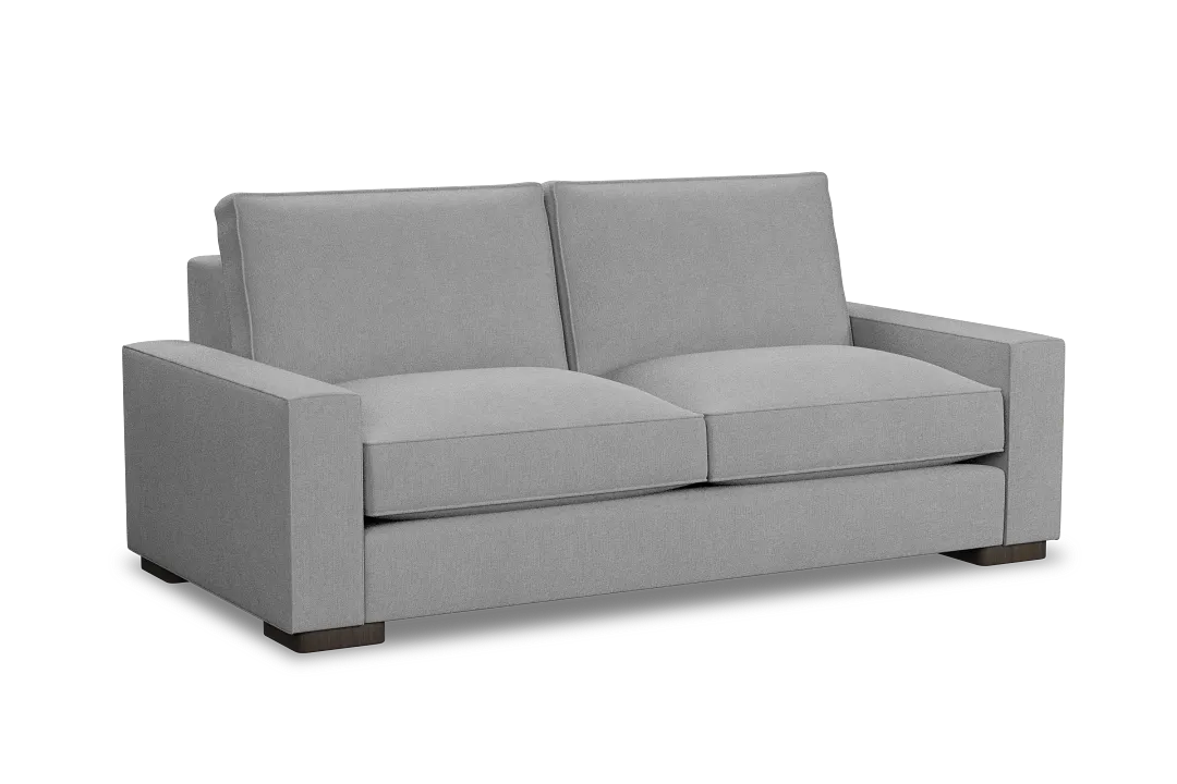 Edgewater Suave Gray 84" Sofa W/ 2 Cushions