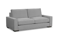 Edgewater Suave Gray 84" Sofa W/ 2 Cushions