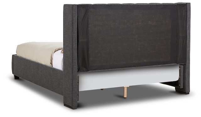 Chatham Dark Gray Low Platform Bed