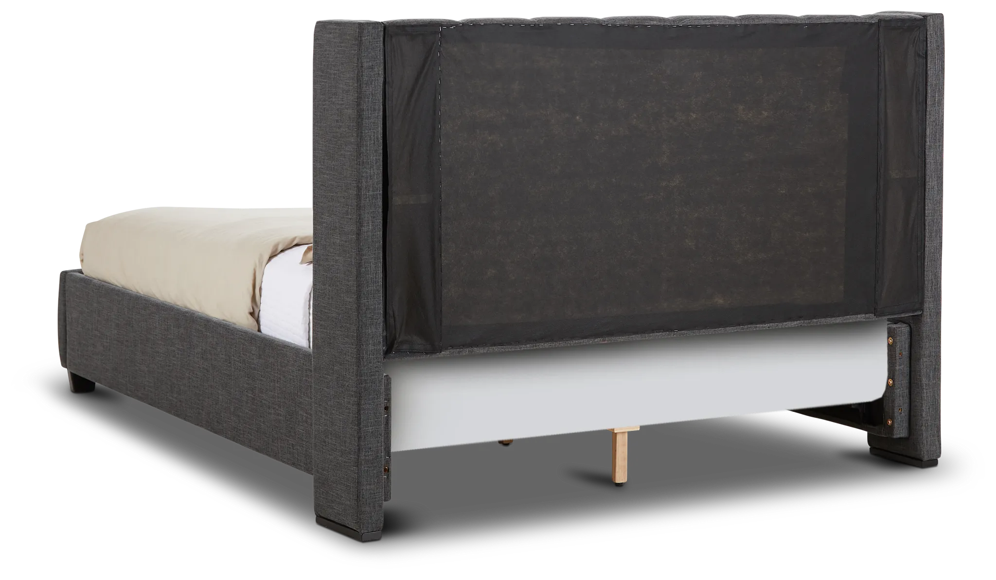 Chatham Dark Gray Low Platform Bed