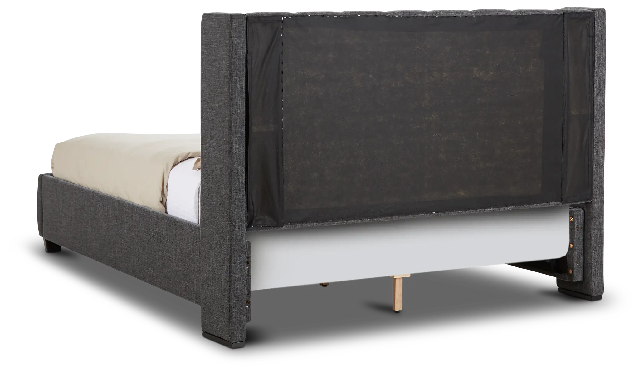 Chatham Dark Gray Low Platform Bed Chatham Dark Gray Low Platform Bed