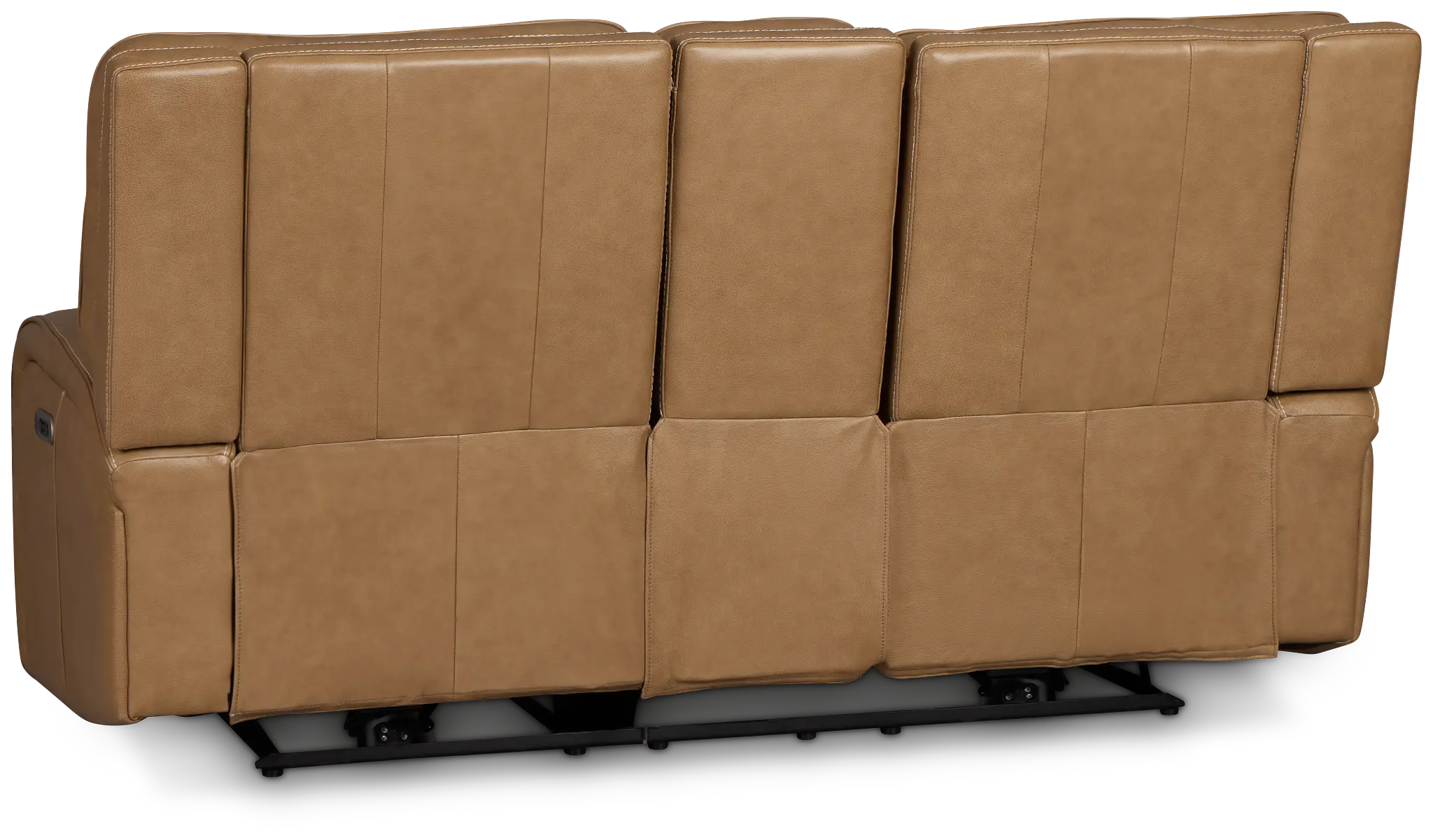 Jasper Light Brown Leather Power Reclining Console Loveseat Jasper Light Brown Leather Power Reclining Console Loveseat