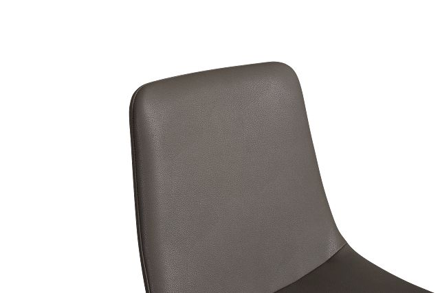 Hamilton Dark Gray Micro Upholstered Side Chair
