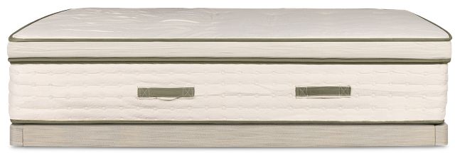 Avocado Green Cushion Firm Low-profile Mattress Set