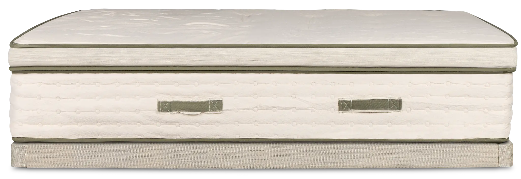 Avocado Green Cushion Firm Low-profile Mattress Set Avocado Green Cushion Firm Low-profile Mattress Set