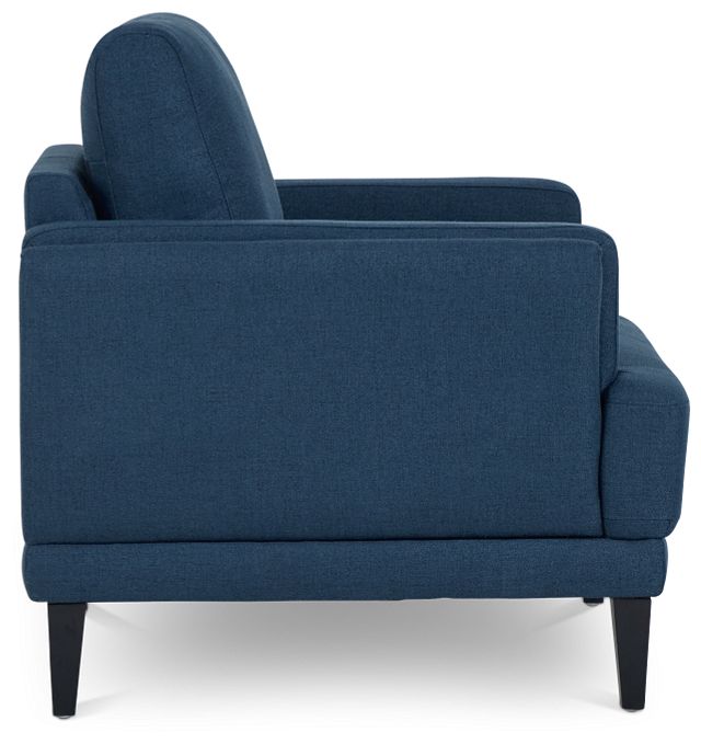 Shepherd Dark Blue Fabric Chair