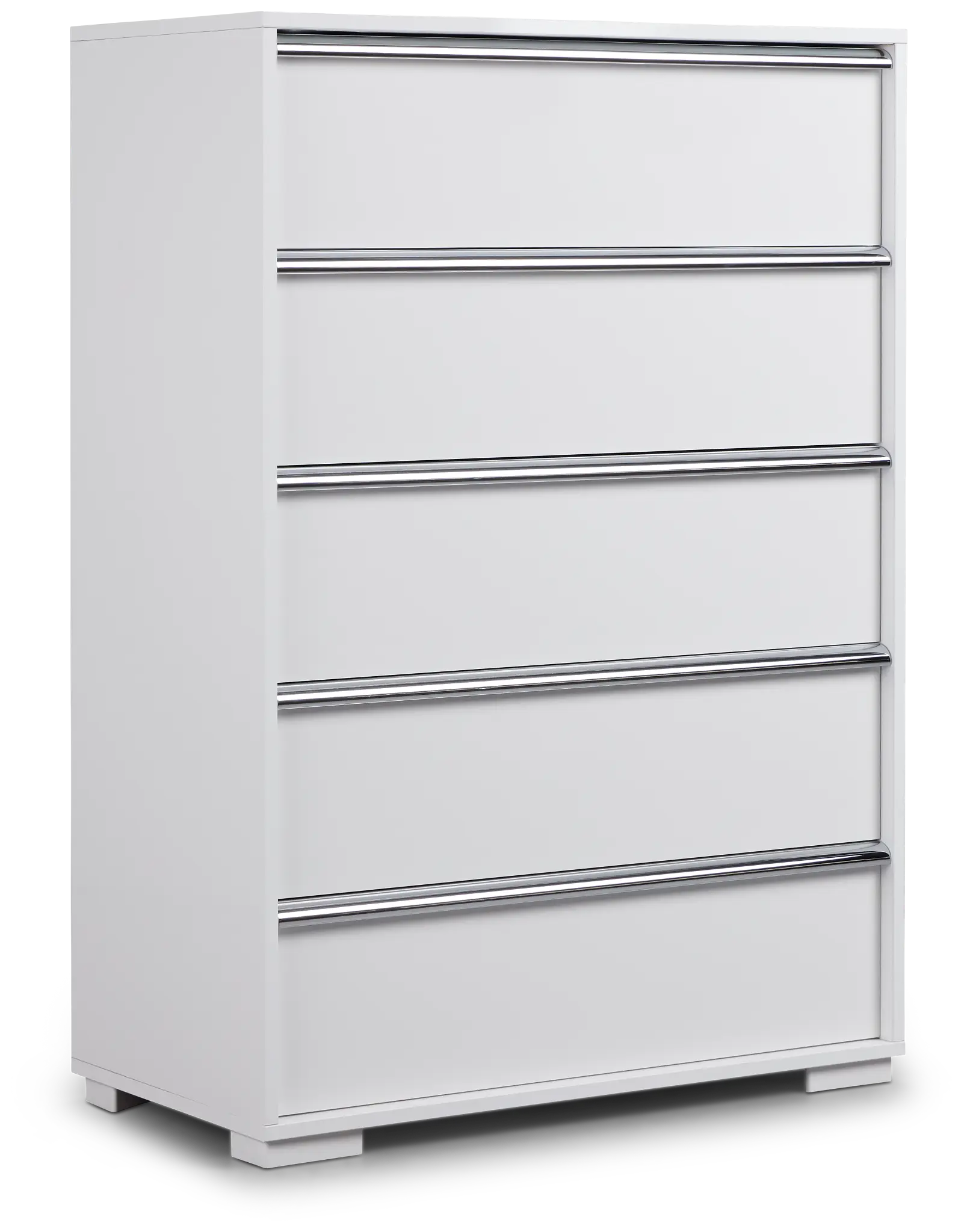 Doral White 5-drawer Chest Doral White 5-drawer Chest