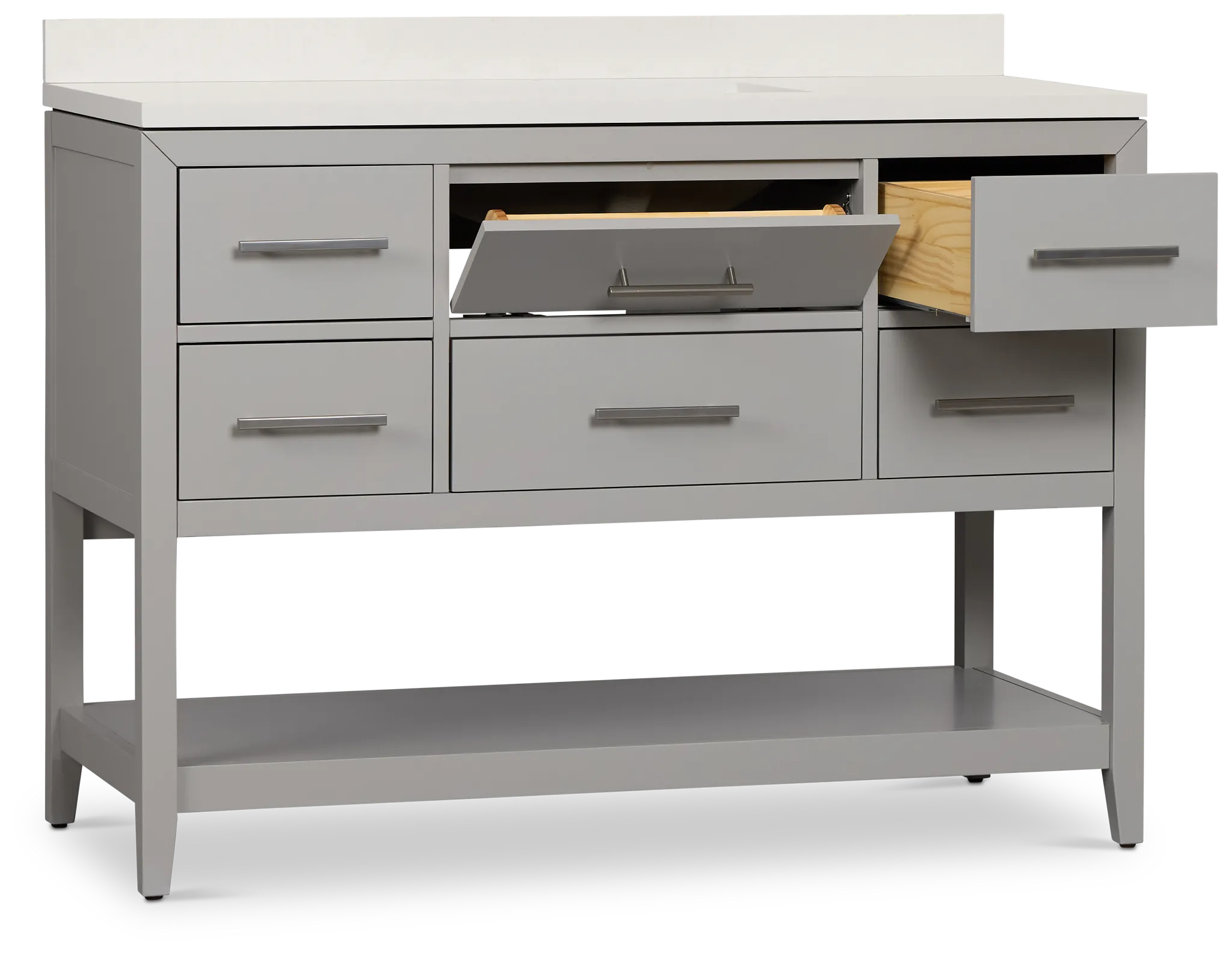 Alden Gray 48" Single Bathroom Vanity