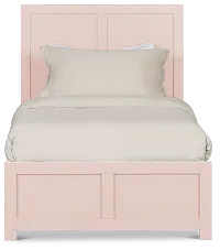Charleston Pink Panel Bed